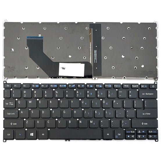 Acer Aspire S13 S5-371 S5-371T Swift SF113-31 Keyboard US Black With Backlit