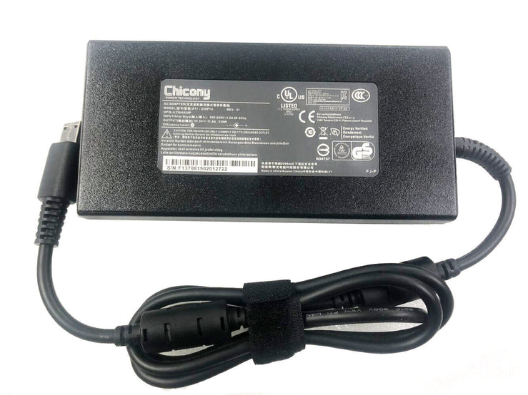 New Original MSI Chicony 230W 19.5V 11.8A A17-230P1A MU44WA1800 MSI GE66 Raider 10SF-285 Laptop Charger