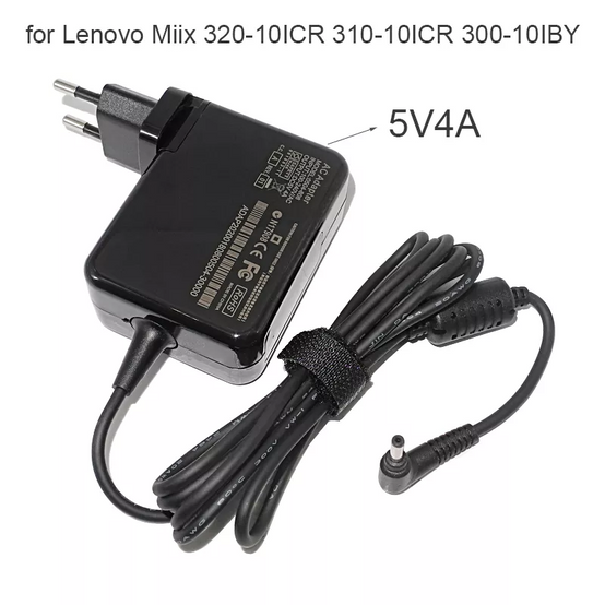 5V 4A Laptop AC Adapter For Lenovo Miix 320-10ICR 310-10ICR 300-10IBY Ideapad 100S-80R2 100S-11IBY