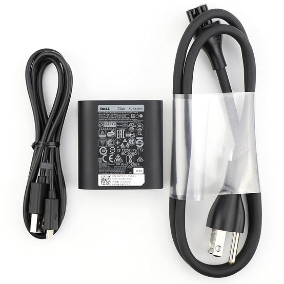 19.5V 1.2A 24W Dell Venue 11 Pro 5130 (T06G) Pro 7130 (T07G) Pro 7139 (T07G) Pro 7140 (T07G) venue 11 8 7 pro tablet charger ac power adapter with Power Cord