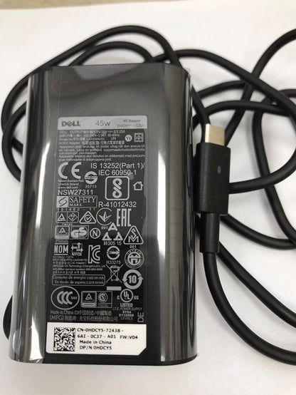 Dell 45W 20V 2.25A USB C AC Adapter Charger