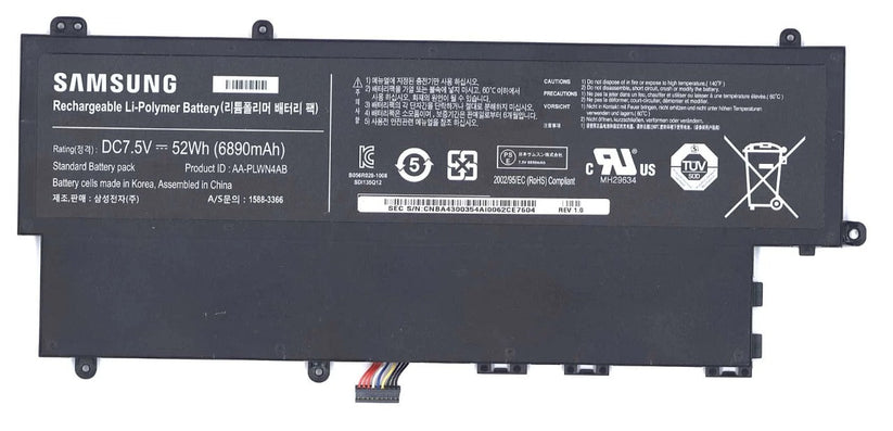 Original 52wh Samsung Series 5 ULTRA AA-PLWN4AB NP540U3C 530U3B NP530U3C UltraBook Series Laptop Battery