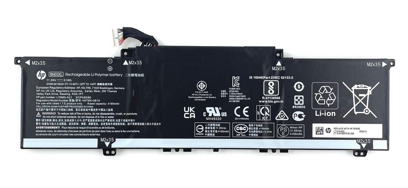 Original HP BN03XL Laptop Battery for HP Envy x360 15m-ee013dx Series HSTNN-OB1O L77034-005