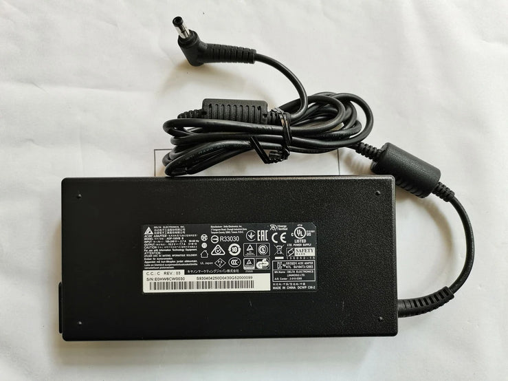 Original MSI 19.5V 7.7A 150W A14-150P1A AC Adapter for MSI GE72 7RE 7RE-046 GF75 Thin 10SC / GTX1650 Stealth Pro-006, Pro-065 5.5*2.5Mm Laptop Charger