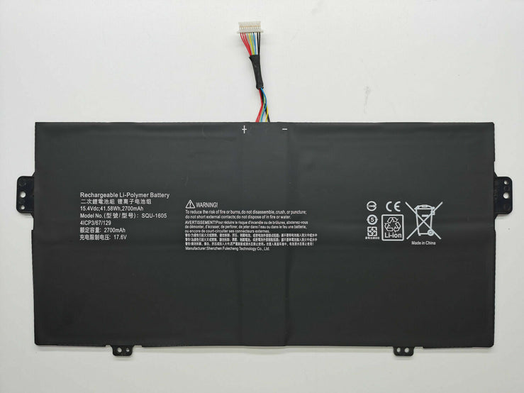 Acer SQU-1605 Original Laptop Battery for Swift 7 S7-371 SF713-51 For ACER Spin 7 SP714-51 41CP3/67/129