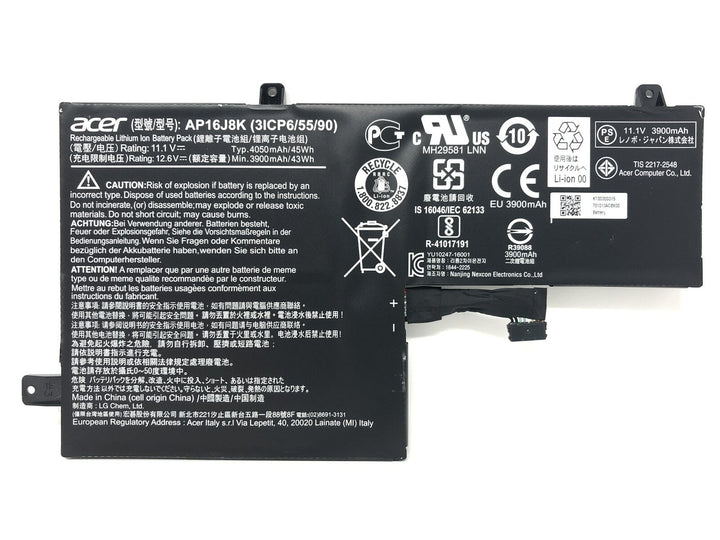 Original Acer AP16J8K Laptop Battery For Acer C731 Chromebook 11 N7  C731T-C1VA 3ICP6/55/90