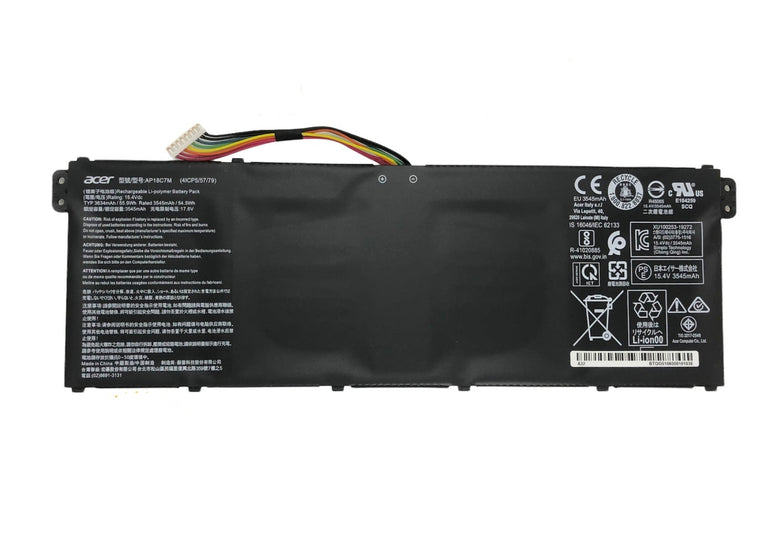 Original Acer AP18C7M Laptop Battery For Acer TravelMate P4 (P414-51), Spin 5 SP513-54N-70PW